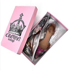 NEW Crown Vintage size 7.5 Floral Brooke Flats